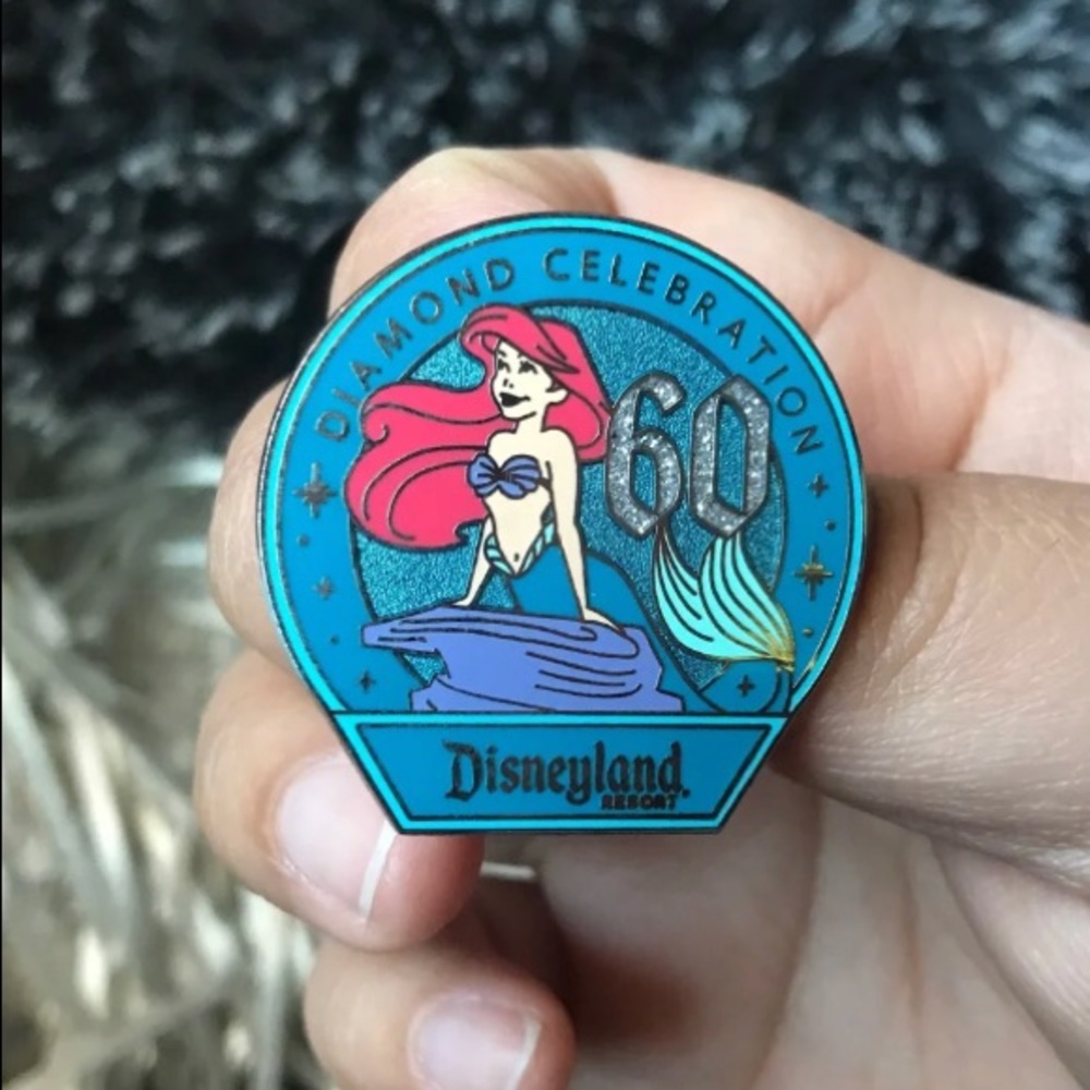 Ariel Disneyland Diamond Celebration Pin